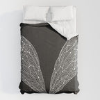 White Cicada Wings Comforter Gallery Image 6