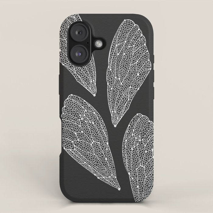 White Cicada Wings iPhone Case Gallery Image 1
