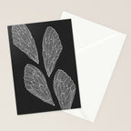 White Cicada Wings Stationery Card Gallery Image 2