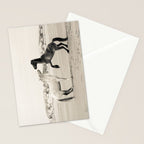 Wild Horses 4 - Black and White Stationery Card Gallery Image 2