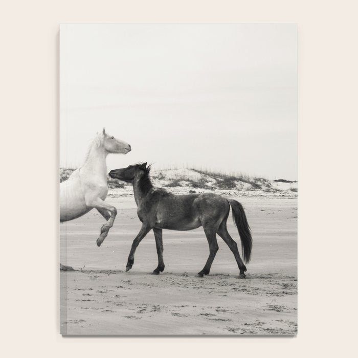 Wild Horses 5 - Black and White Notebook Gallery Image 4