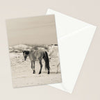 Wild Horses 6 - Black and White Stationery Card Gallery Image 2