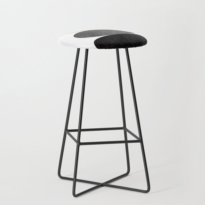 Peaceful, Zen, Balance, Geometric Art Stool Gallery Image 1