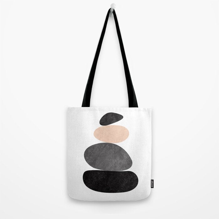 Peaceful, Zen, Balance, Geometric Art Tote Bag Gallery Image 2