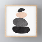 Peaceful, Zen, Balance, Geometric Art Mini Art Print Gallery Image 1
