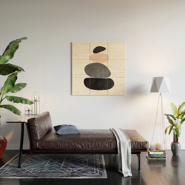 Peaceful, Zen, Balance, Geometric Art Wood Wall Art Gallery Image 2