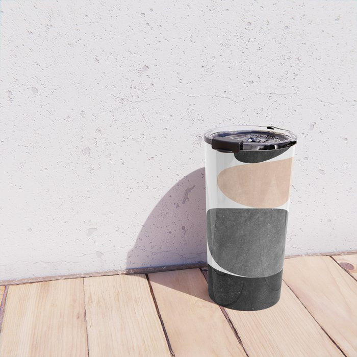 Peaceful, Zen, Balance, Geometric Art Travel Mug Gallery Image 4
