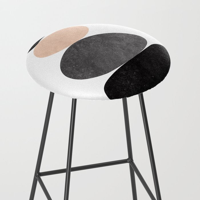 Peaceful, Zen, Balance, Geometric Art Stool Gallery Image 2
