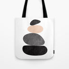 Peaceful, Zen, Balance, Geometric Art Tote Bag Gallery Image 1