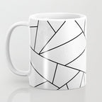 White Stone / Black Lines Coffee Mug Gallery Image 3