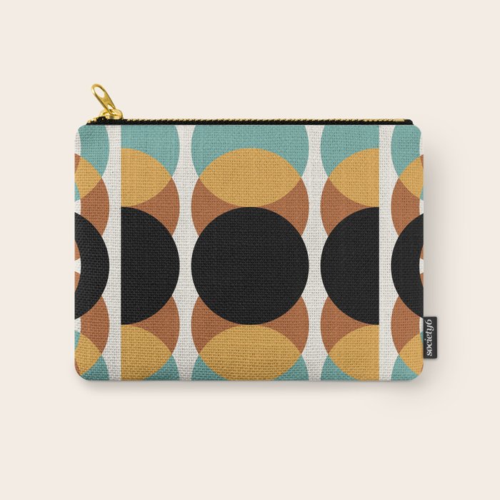 Moon Phases Abstract V Carry All Pouch Gallery Image 1