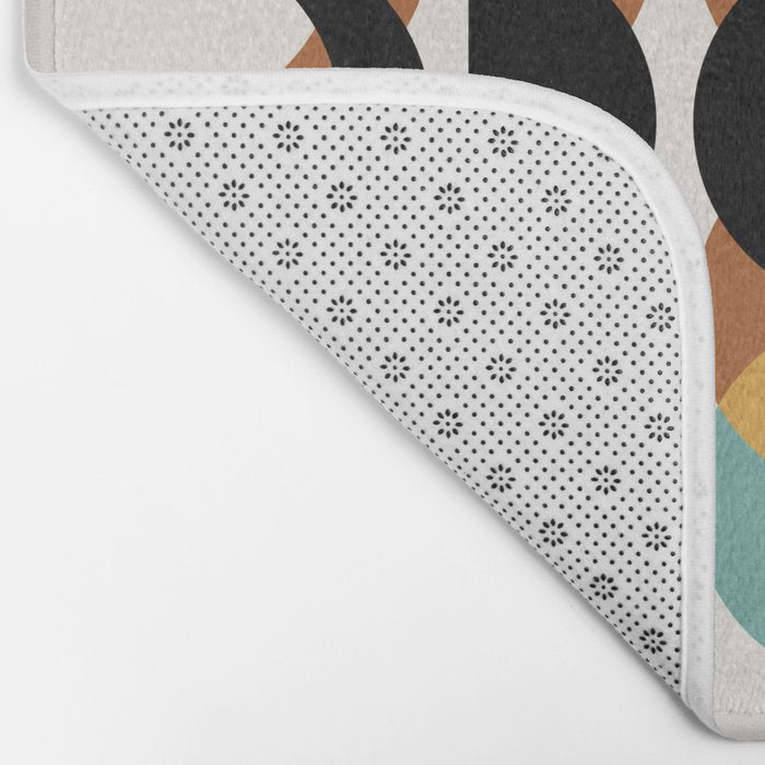 Moon Phases Abstract V Bath Mat Gallery Image 2