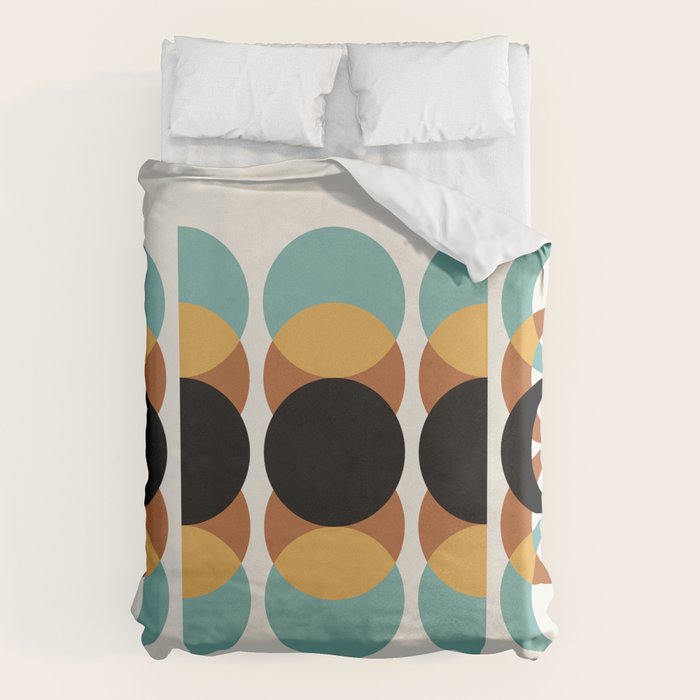 Moon Phases Abstract V Duvet Cover Gallery Image 6