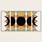 Moon Phases Abstract V Desk Mat Gallery Image 3