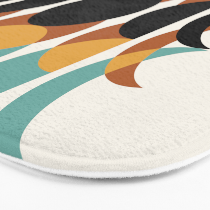 Moon Phases Abstract V Bath Mat Gallery Image 3