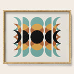 Moon Phases Abstract V Serving Tray Gallery Image 1