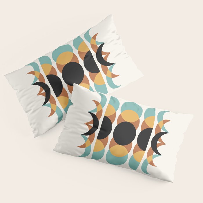 Moon Phases Abstract V Pillow Sham Gallery Image 2