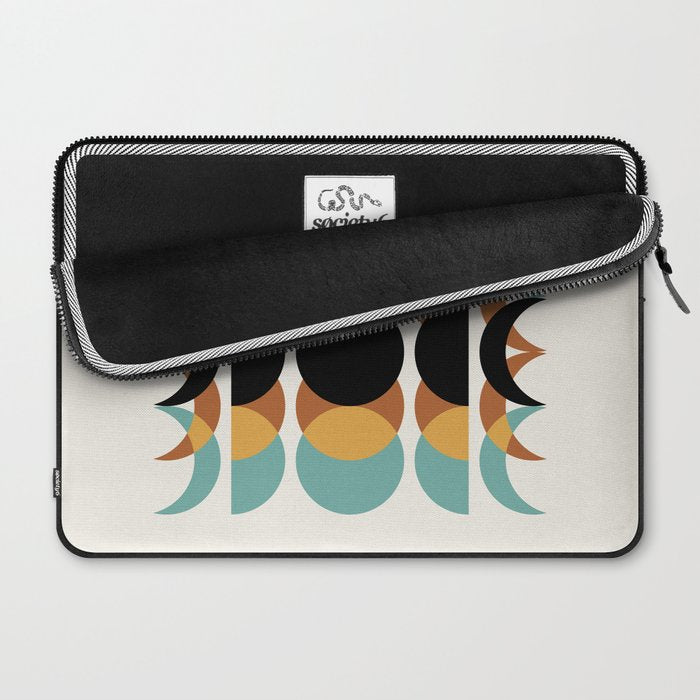 Moon Phases Abstract V Laptop Sleeve Gallery Image 2