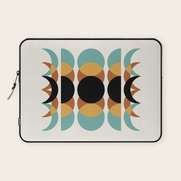 Moon Phases Abstract V Laptop Sleeve Gallery Image 1