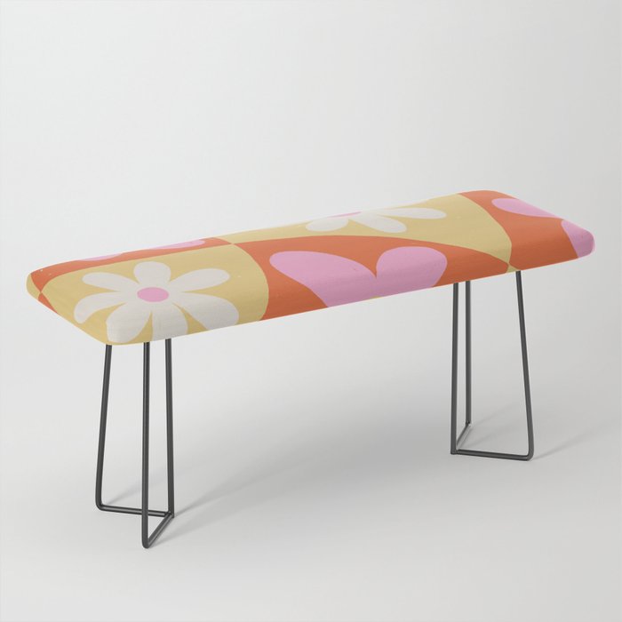Floral Thirteen Bench