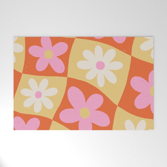Floral thirteen Welcome Mat Gallery Image 1