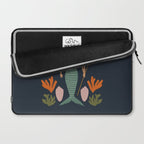Hipster Mermaid Merman With Tattoos Poseidon King Of The Sea Midcentury Modern Cool Magical Mystical Abstract Art Bohemian Boho Style Trendy  Laptop Sleeve Gallery Image 2