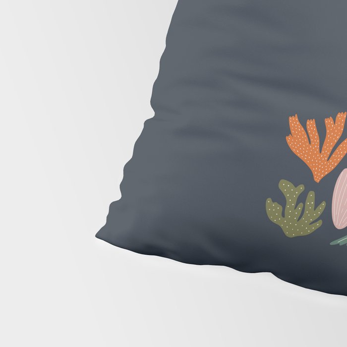 Hipster Mermaid Merman With Tattoos Poseidon King Of The Sea Midcentury Modern Cool Magical Mystical Abstract Art Bohemian Boho Style Trendy  Pillow Sham Gallery Image 4