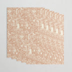 vintage halloween rust ivory Wrapping Paper Gallery Image 3