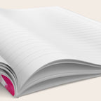 Watercolor Flowers Pink Fuchsia Notebook Gallery Image 2