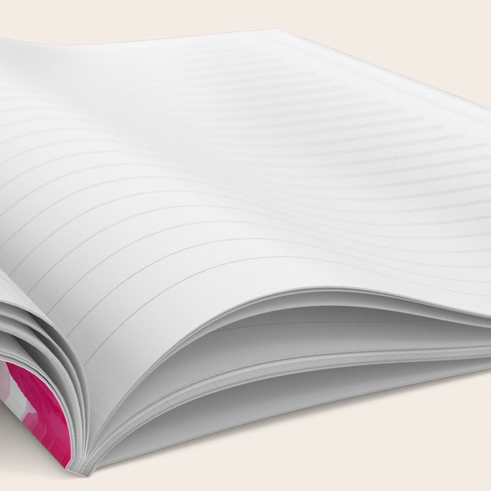 Watercolor Flowers Pink Fuchsia Notebook Gallery Image 2