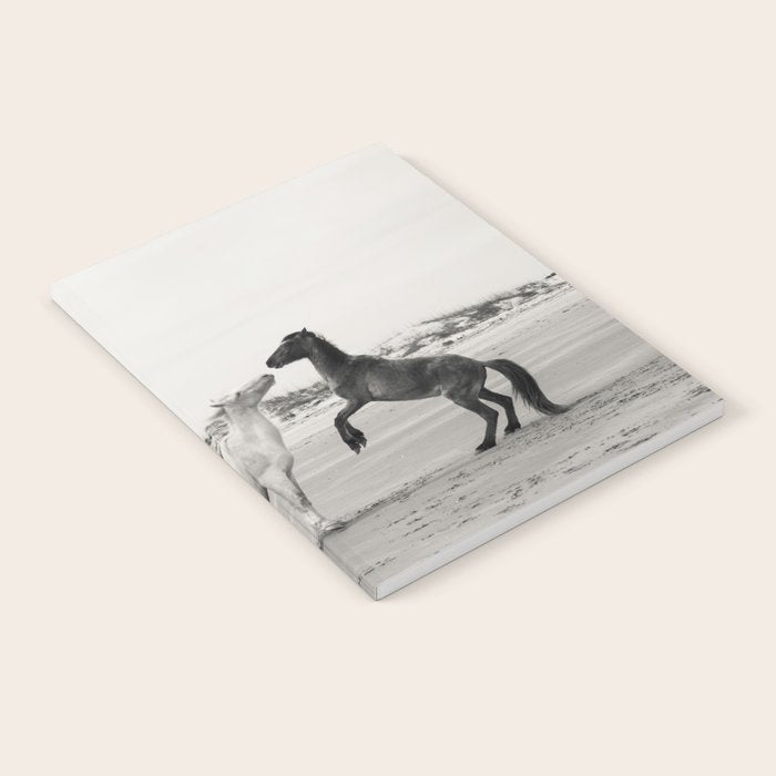 Wild Horses 4 - Black and White Notebook Gallery Image 2