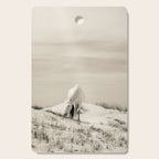 Wild Horses 7 - Black and White Cutting Board Gallery Image 1