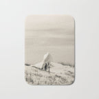 Wild Horses 7 - Black and White Bath Mat Gallery Image 1