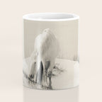 Wild Horses 7 - Black and White Coffee Mug Gallery Image 4