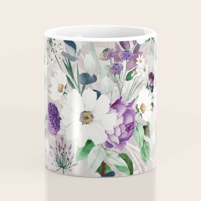 Lush lilac garden Coffee Mug Gallery Image 4