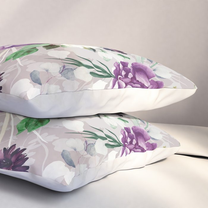 Lush lilac garden Pillow Sham Gallery Image 3