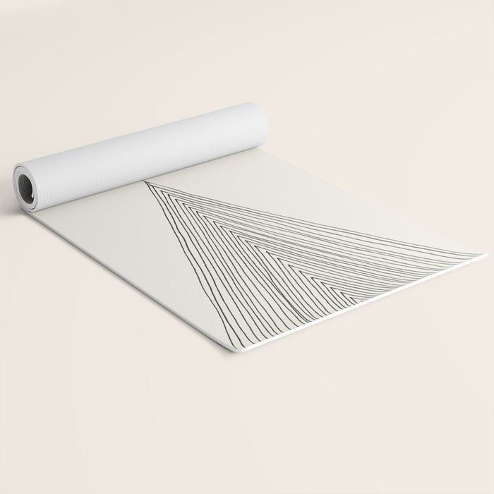 Minimalist Boho Triangles Yoga Mat Gallery Image 2