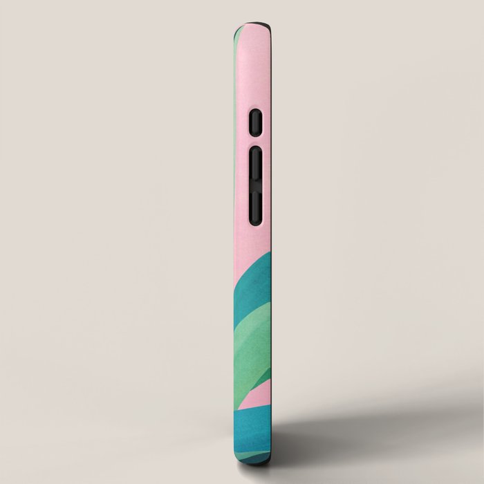 Spring Cactus With Pink Sky / Desert Series iPhone Case Gallery Image 2