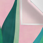 Spring Cactus With Pink Sky / Desert Series Wall Tapestry Gallery Image 3