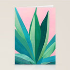 Spring Cactus With Pink Sky / Desert Series Stationery Card Gallery Image 2