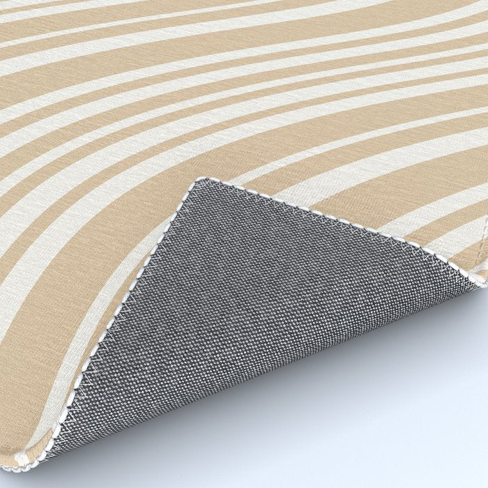 Wavy Stripes XLIII - Neutral Tan Rug Gallery Image 4