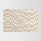 Wavy Stripes XLIII - Neutral Tan Rug Gallery Image 2