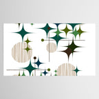 Starbursts and Globes 1A Tablecloth Gallery Image 2