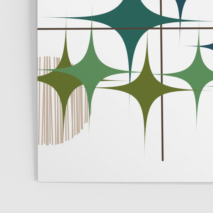 Starbursts and Globes 1A Poster Gallery Image 3