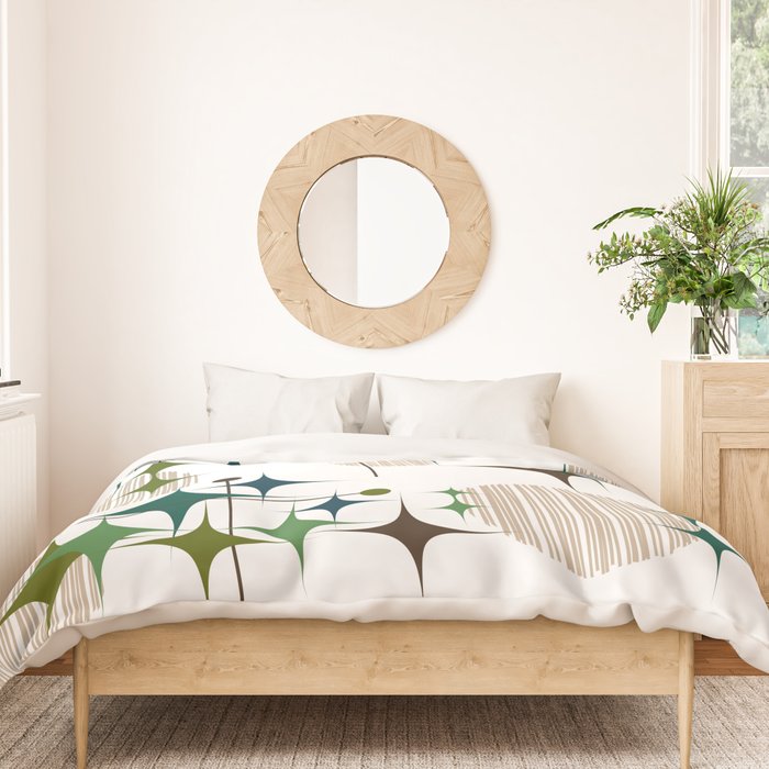 Starbursts and Globes 1A Duvet Cover Gallery Image 3