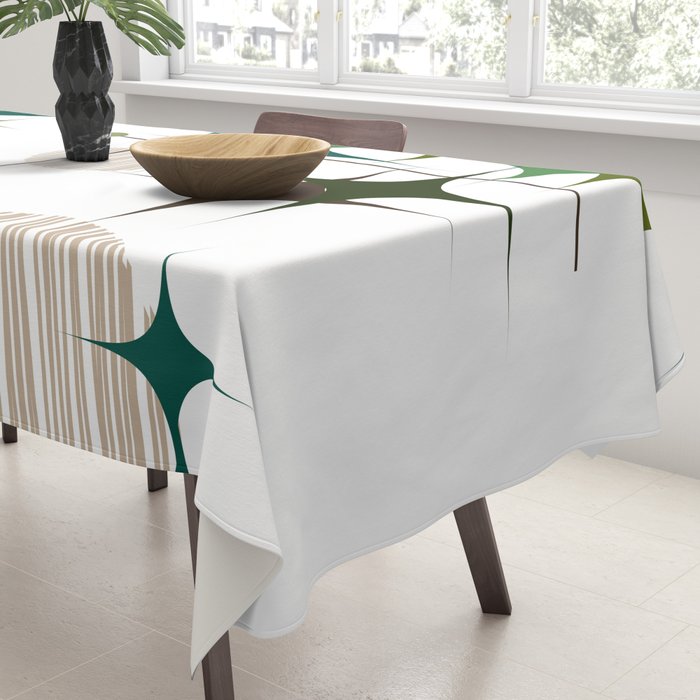 Starbursts and Globes 1A Tablecloth Gallery Image 3