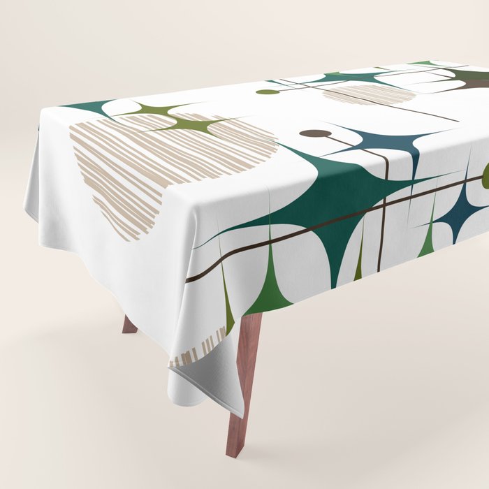 Starbursts and Globes 1A Tablecloth Gallery Image 1