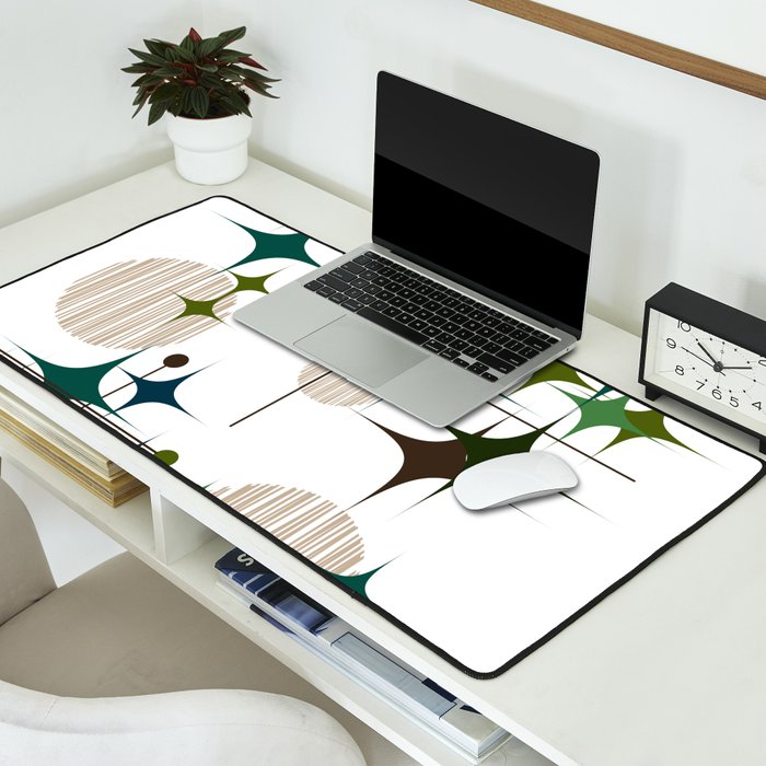 Starbursts and Globes 1A Desk Mat Gallery Image 2