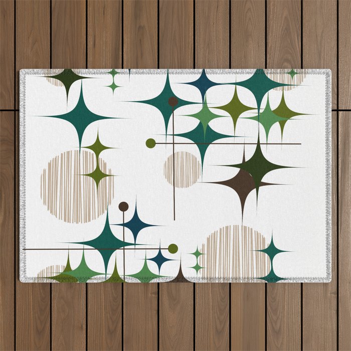 Starbursts and Globes 1A Outdoor Rug Gallery Image 1