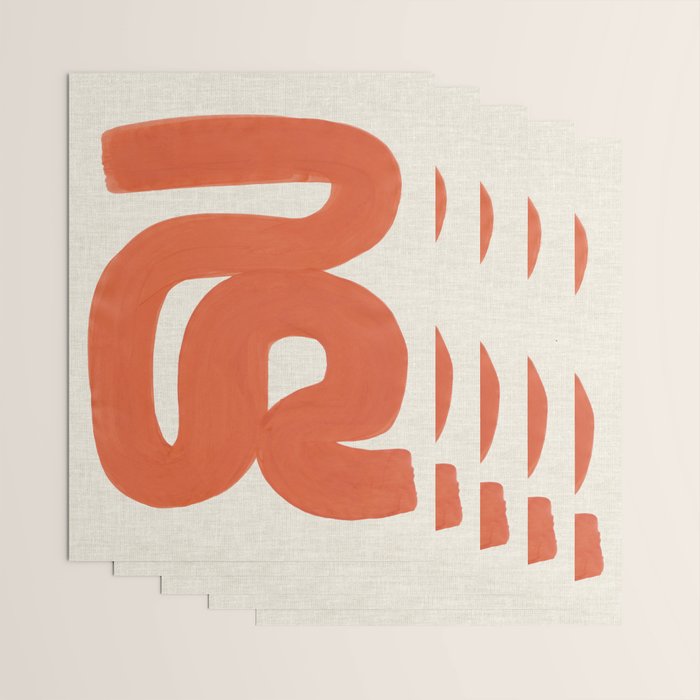 Orange River Bend Wrapping Paper Gallery Image 3